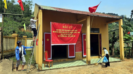 Quảng Trị: Đồng bào Bru-Vân Kiều rộn ràng chuẩn bị cho ngày bầu cử sớm