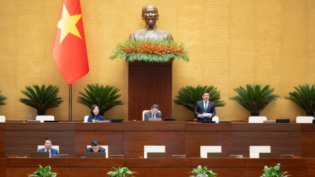 Quốc hội thảo luận ở hội trường về 02 dự án luật và 01 Nghị quyết