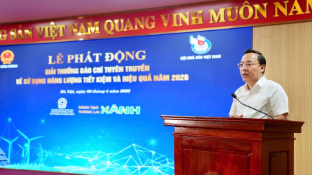 Phát động Giải báo chí tuyên truyền sử dụng năng lượng tiết kiệm và hiệu quả năm 2026