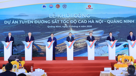 Khởi công tuyến đường sắt tốc độ cao Hà Nội - Quảng Ninh