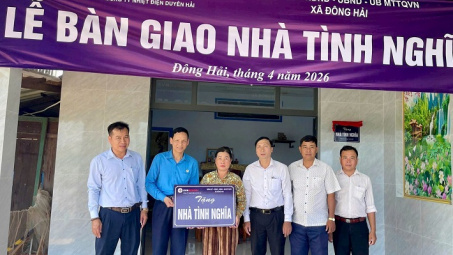 Nhiệt điện Duyên Hải: Tiếp tục gửi trao mái ấm nghĩa tình đến người dân Vĩnh Long