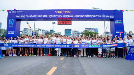 Lộ diện Top 3 chung cuộc Giải chạy trực tuyến hưởng ứng “Toàn dân sử dụng năng lượng tiết kiệm, hiệu quả và hưởng ứng Chiến dịch Giờ Trái đất năm 2026”