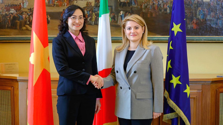 Việt Nam - Italia thúc đẩy hợp tác phát triển kinh tế, thương mại, văn hóa
