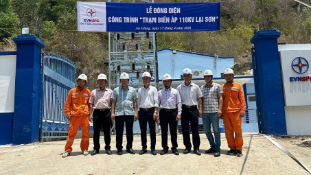 Đóng điện Trạm biến áp 110kV Lại Sơn vượt tiến độ