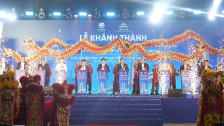 Hòa Phát khánh thành nhà máy sản xuất ống thép tại Tây Ninh công suất 400.000 tấn/năm