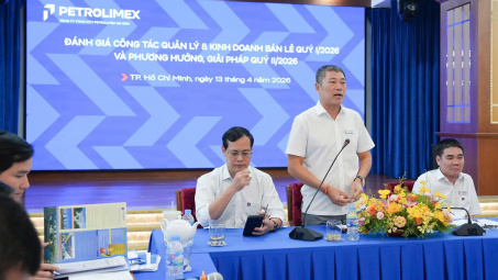 Petrolimex Sài Gòn: Trao thưởng khối CHXD và nhân viên bán hàng xuất sắc Quý I/2026