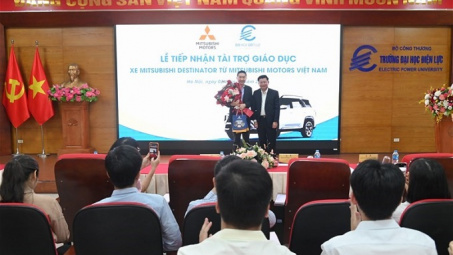 EPU: Tiếp nhận xe Mitsubishi Destinator phục vụ đào tạo, thực hành lĩnh vực ô tô