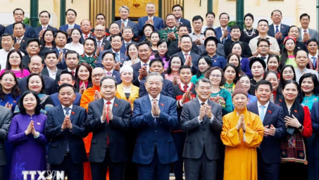 Tổng Bí thư, Chủ tịch nước Tô Lâm gặp mặt đại biểu Quốc hội khóa XVI là người dân tộc thiểu số