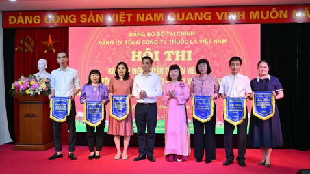 Lan tỏa tinh thần Nghị quyết Đại hội XIV qua hội thi báo cáo viên Vinataba