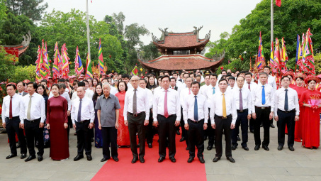 Phú Thọ trang nghiêm tổ chức Lễ giỗ Đức Quốc Tổ Lạc Long Quân năm 2026