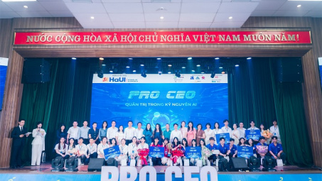 PRO CEO 2026: Sinh viên Trường Kinh tế - HaUI thử sức quản trị trong kỷ nguyên AI