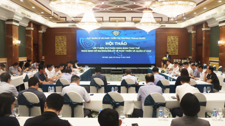 Hoàn thiện khung pháp lý, tạo thuận lợi để phát triển hệ thống chợ theo hướng hiện đại, bền vững