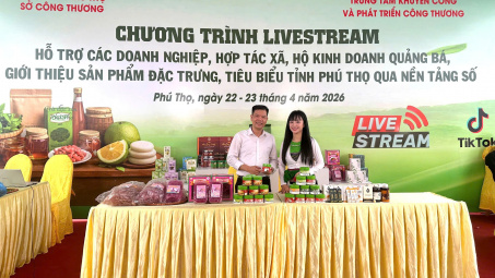 Đặc sản Phú Thọ lên sóng livestream, chốt hơn 700 đơn chỉ trong 1 giờ đồng hồ