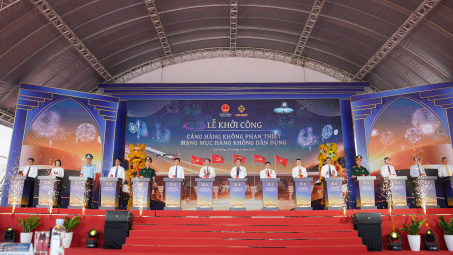 Lâm Đồng: Khởi công Cảng hàng không dân dụng Phan Thiết hơn 3.900 tỷ đồng