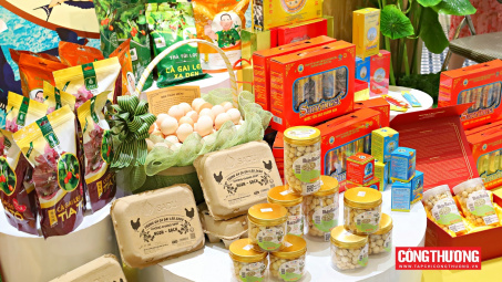 [CHÙM ẢNH] Khai mạc “Sức sống hàng Việt” số 4: Giới thiệu thực phẩm an toàn cho người Việt