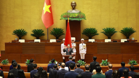 Đồng chí Trần Thanh Mẫn được bầu làm Chủ tịch Quốc hội khóa XVI