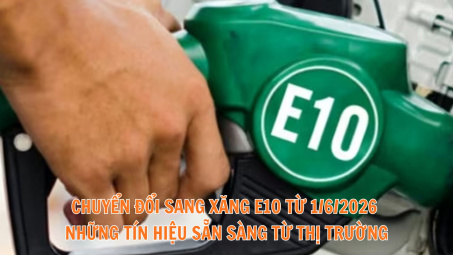 Chuyển đổi sang xăng E10 từ 1/6/2026 - những tín hiệu sẵn sàng từ thị trường
