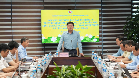 Giá trị đầu tư 4 tháng đầu năm 2026 của TKV đạt vượt so với cùng kỳ