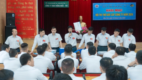 Thi tài - luyện nghề - giữ vững an toàn tại Hội thi Thợ giỏi Công ty Than Thống Nhất - TKV năm 2026