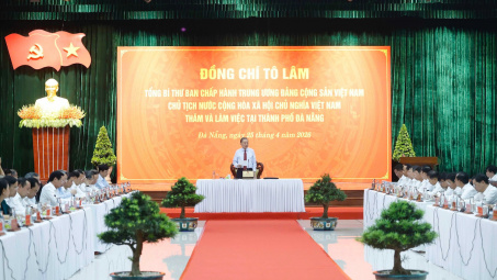Khẩn trương triển khai các nhiệm vụ theo kết luận của Tổng Bí thư, Chủ tịch nước Tô Lâm tại buổi làm việc với Đà Nẵng