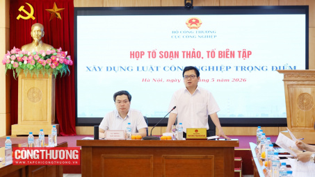 Bộ Công Thương họp Tổ soạn thảo, Tổ biên tập xây dựng Luật Công nghiệp trọng điểm