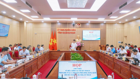 Quảng Ngãi: Đẩy nhanh tiến độ điều chỉnh quy hoạch Khu công nghiệp phía Đông Dung Quất