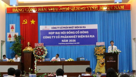 Nhiệt điện Bà Rịa: Tổ chức thành công Đại hội đồng cổ đông thường niên năm 2026