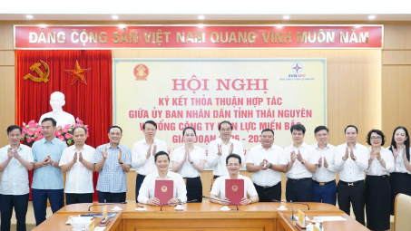 EVNNPC và Thái Nguyên tăng cường hợp tác phát triển hạ tầng điện giai đoạn 2026-2030