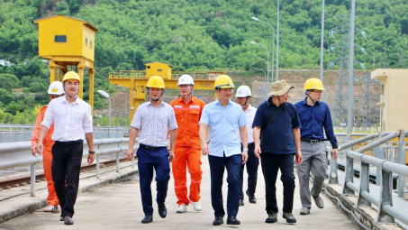 Bộ Công Thương kiểm tra công tác đánh giá an toàn đập, hồ chứa tại Thủy điện Trung Sơn