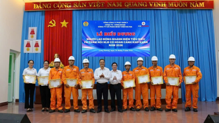 Công ty cổ phần Nhiệt điện Bà Rịa: Tuyên dương người lao động tiêu biểu năm 2026