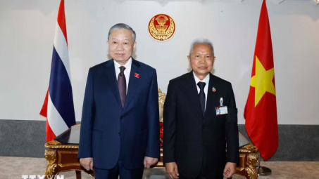 Tổng Bí thư, Chủ tịch nước Tô Lâm hội kiến Chủ tịch Quốc hội Thái Lan