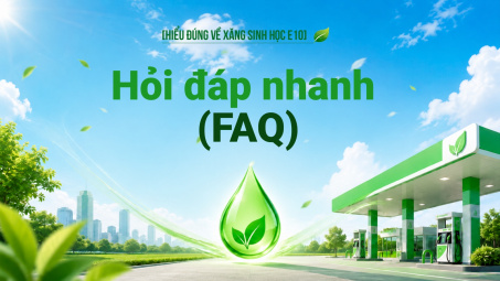 [Hiểu đúng về xăng E10] Hỏi đáp nhanh