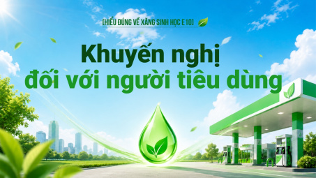 [Hiểu đúng về xăng E10] Khuyến nghị đối với người tiêu dùng