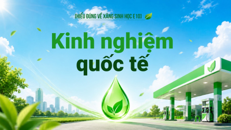 [Hiểu đúng về xăng E10] Kinh nghiệm quốc tế