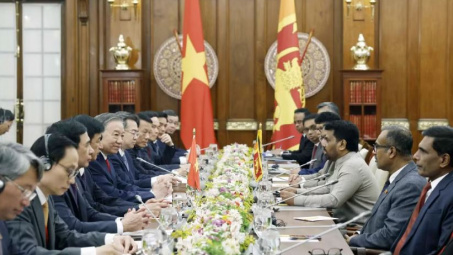 Tổng Bí thư, Chủ tịch nước Tô Lâm hội đàm với Tổng thống Sri Lanka