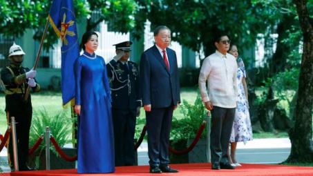 Lễ đón Tổng Bí thư, Chủ tịch nước Tô Lâm thăm cấp Nhà nước Philippines