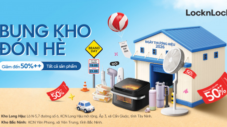 LocknLock Brand Day “Bung kho đón hè” giảm tới 50%++ toàn bộ sản phẩm