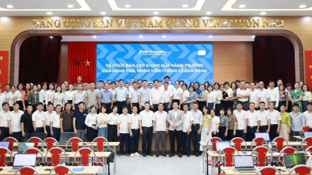Petrolimex Hà Nội tổ chức đào tạo ứng dụng trí tuệ nhận tạo (AI) cho cán bộ quản lý và nhân viên nghiệp vụ cửa hàng
