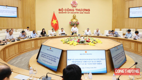 Bộ Công Thương họp về giải pháp đảm bảo nguồn than nhập khẩu cho sản xuất điện năm 2026 và các năm tiếp theo