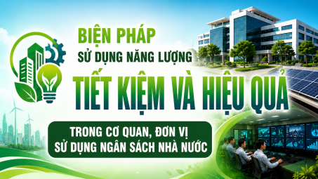 [TIẾT KIỆM ĐIỆN] Biện pháp sử dụng năng lượng tiết kiệm và hiệu quả trong cơ quan, đơn vị sử dụng ngân sách nhà nước