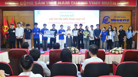 Lan tỏa nhận thức pháp luật, chung tay đẩy lùi ma túy trong sinh viên Trường Đại học Điện lực