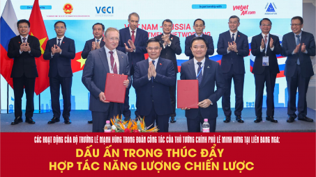 [Emagazine] Hoạt động của Bộ trưởng Lê Mạnh Hùng trong Đoàn công tác của Thủ tướng Chính phủ Lê Minh Hưng tại Liên bang Nga: Dấu ấn trong thúc đẩy hợp tác năng lượng chiến lược