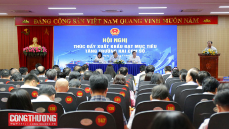 Hội nghị thúc đẩy xuất khẩu đạt mục tiêu tăng trưởng hai con số