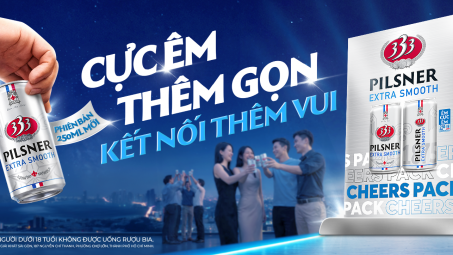 Bia 333 đẩy mạnh trải nghiệm số với chương trình “3 bước thêm kết nối”