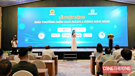 Phát động Giải thưởng Hiệu quả năng lượng năm 2026: Thúc đẩy đổi mới sáng tạo, sử dụng năng lượng hiệu quả