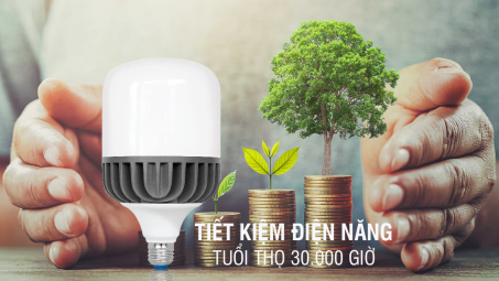 [TIẾT KIỆM ĐIỆN] Tiết kiệm đến 90% điện năng khi dùng đèn LED
