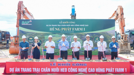 BAF khởi công siêu trang trại công nghệ cao tại Gia Lai sau thỏa thuận tín dụng 50 triệu USD với FMO