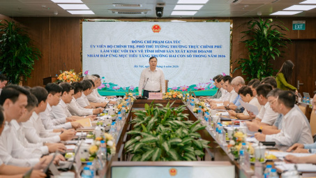Phó Thủ tướng Thường trực Phạm Gia Túc làm việc với TKV về thúc đẩy tăng trưởng hai con số