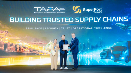 Việt Nam SuperPort® đạt chứng nhận quốc tế về an ninh kho bãi và lưu trữ hàng hóa