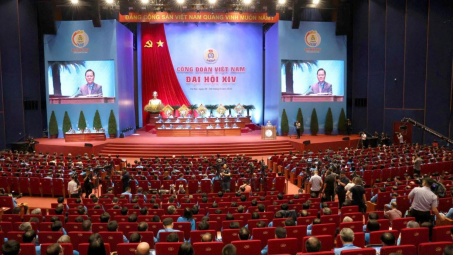 Khai mạc trọng thể Đại hội Công đoàn Việt Nam lần thứ XIV